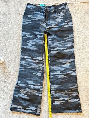 Free Country Women's Camo Ski Pants in Black & Gray